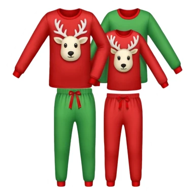xmas pajamas unisex sticker
