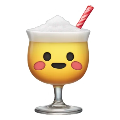 New Year's drink sugar rim sticker