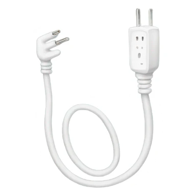 european power cord sticker