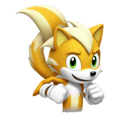tails sonic sticker