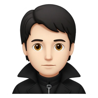 whiteman in blackcoat sticker