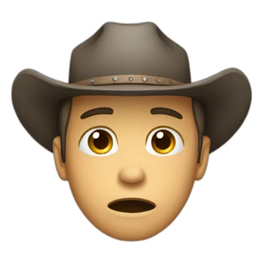 Crying-stressed-Oncall-cowboy sticker