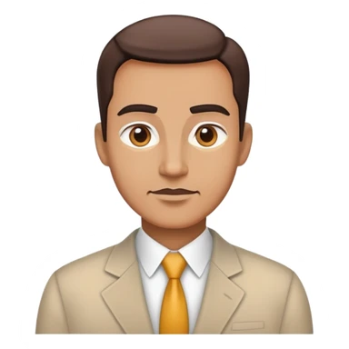 Charismatic leader with vision, standing tall and inspiring sticker