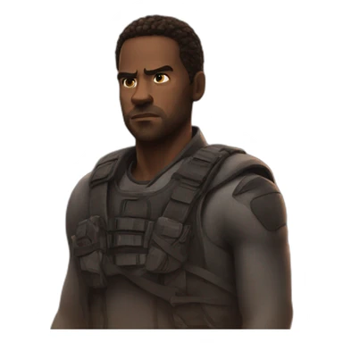 intense solo gaze sticker