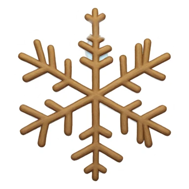 Snowflake sticker