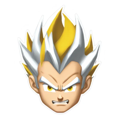 vegeta ultra ego sticker