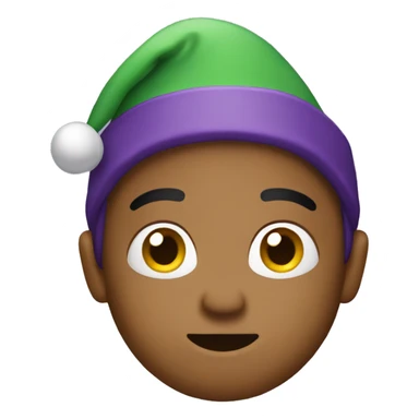 purple christmas emojis sticker