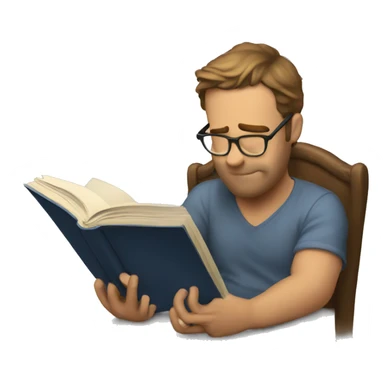 evening read sticker