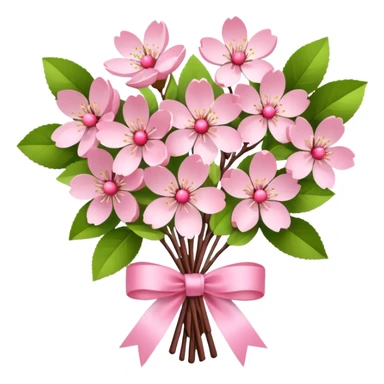 Flower Bouquets, Sakuras
 sticker