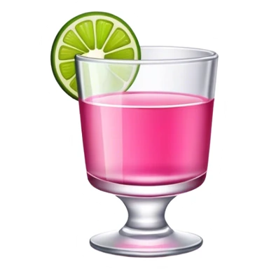 pink tequila shot sticker