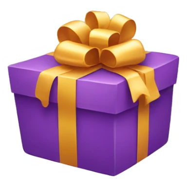 chat avec un cadeau sticker