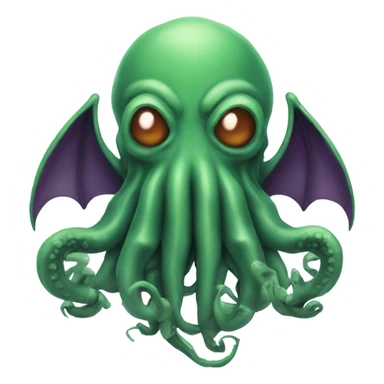 Cthulhu with phone  sticker
