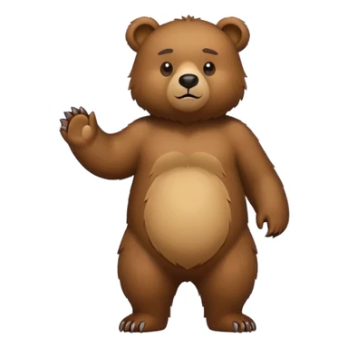 Bear sticker
