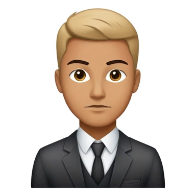 30-year-old professional, they balance a smart, put-together style with subtle edgy elements that hint at their fascination with crime and psychology. sticker