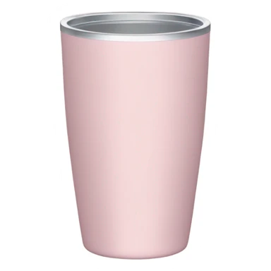 Light pink tumbler without face sticker