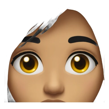 Sad emo face sticker