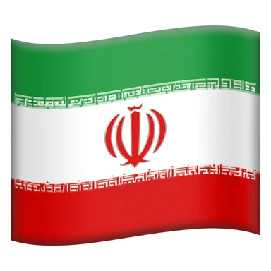 Iranian flag with lion sticker