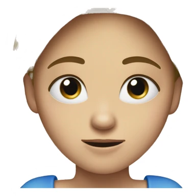 Fille qui dit stop en haut bleu sticker