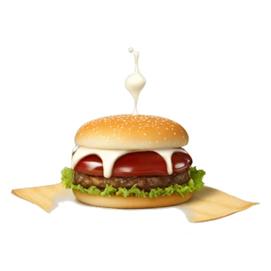 burguer sauce from calvé sticker
