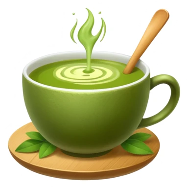 matcha tea sticker