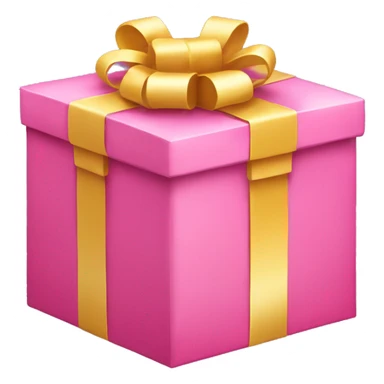 pink gift box sticker
