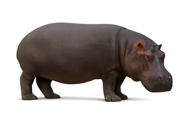 Hippopotamus sticker
