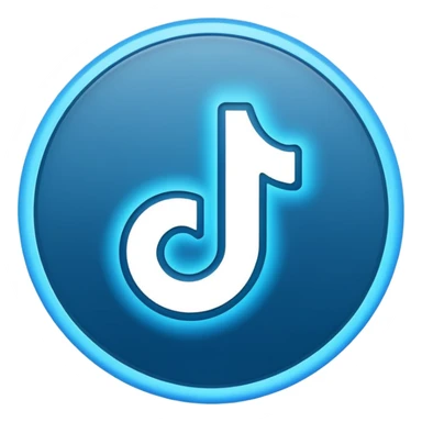 Tiktok blue tick sticker