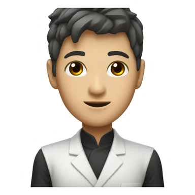 styilsh japanese barista sticker