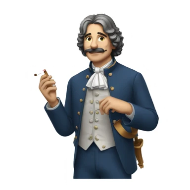 Benoît chevalier with cigarete sticker