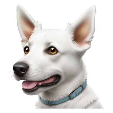 white australian cattle dog sticker