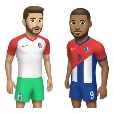 giroud vs mbappe  sticker