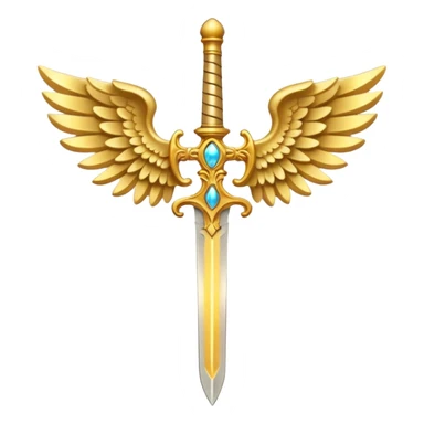 angel sword sticker