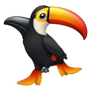 toco toucan floating sticker