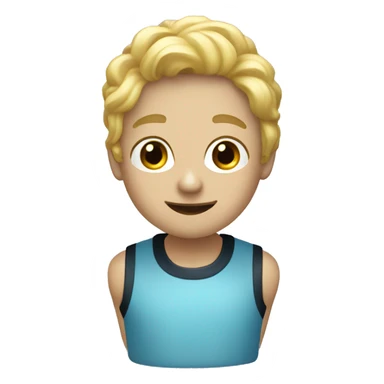 Light blue black berry sticker