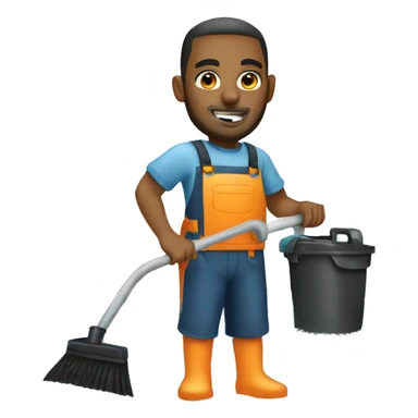 Pool cleaner Sami guy sticker