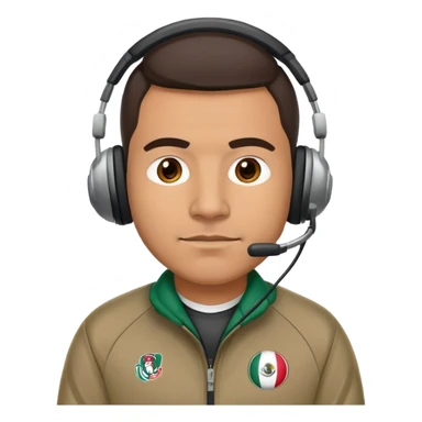 Mexican American football coach sticker