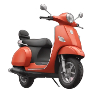 Scooter zip sticker