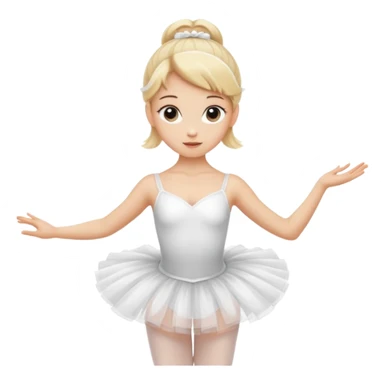 balerina blonde sticker
