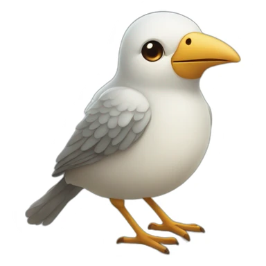 Éveil smiling Small bird sticker