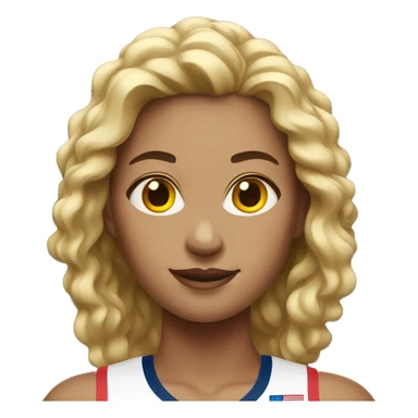 USA Olympic woman sticker