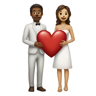 Marriage Hearts sticker