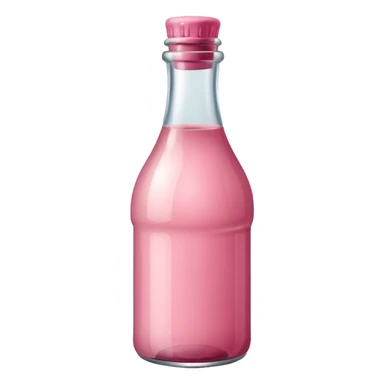 Soft pink bottle of berr sticker