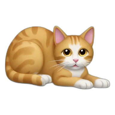 cat programming on a computer sticker