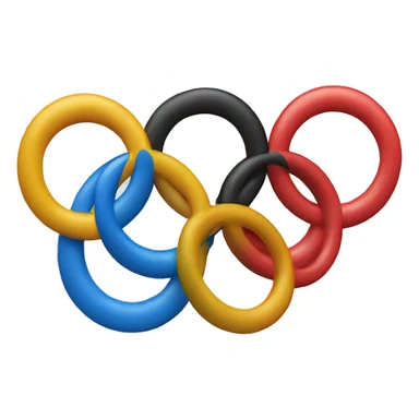 Olympic rings sticker