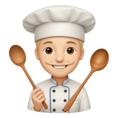 Chef with Spoon sticker
