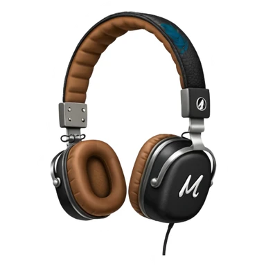 наушников  в стиле Marshall. sticker