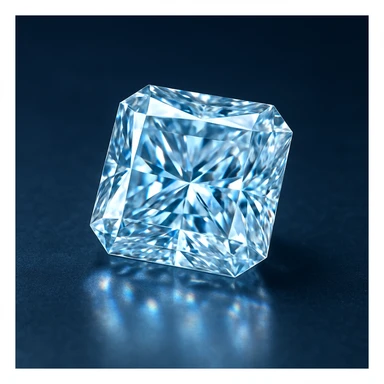 diamond, radiant shine, blue tint, elegant look sticker