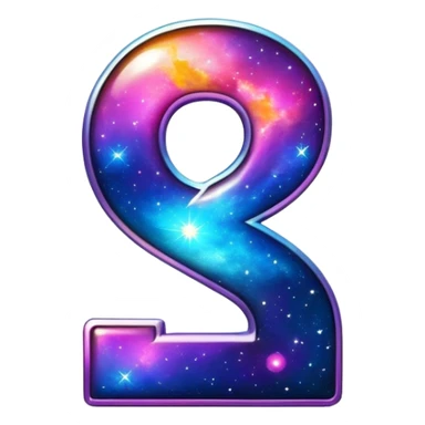 number 42 with cosmic universe background sticker