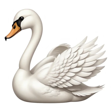 Swan sticker