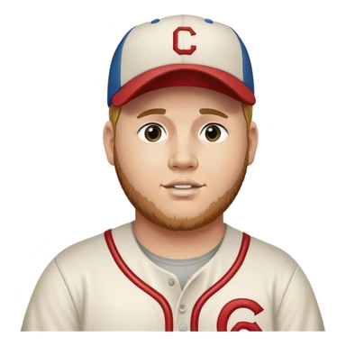 Luke Combs in a baseball cap  sticker